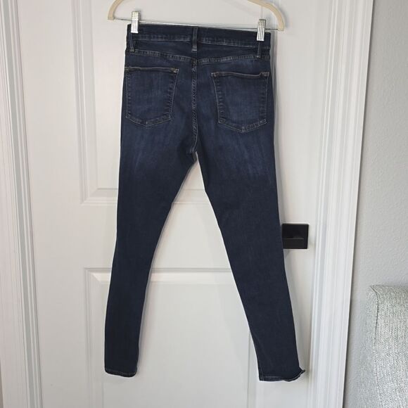 FRAME Denim Le High Slit Hem Skinny Jeans - Size 28 - Picture 3 of 14